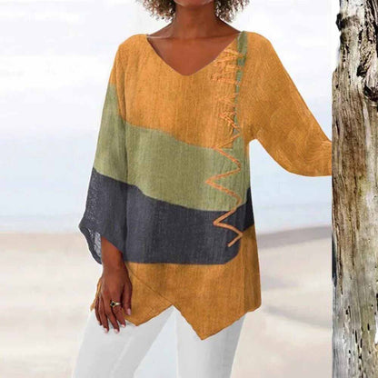 EM | Elegantes dreifarbiges Sommerhemd