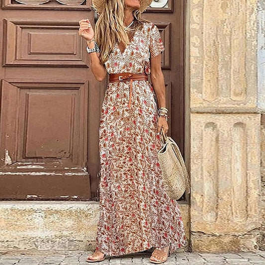 EM | Boho Maxikleid mit Schlitz