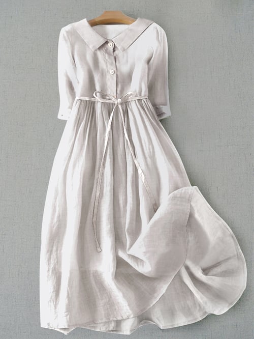EM | Literarisch schlichtes Baumwollkleid