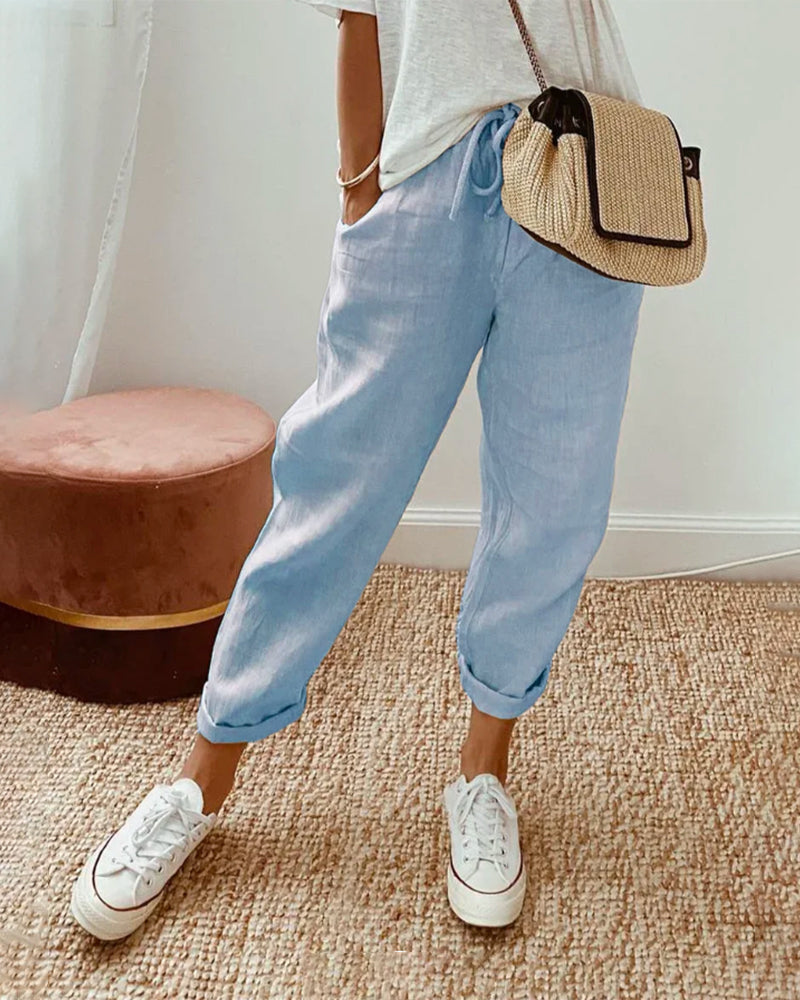 EM | Aufgerollte String Pants
