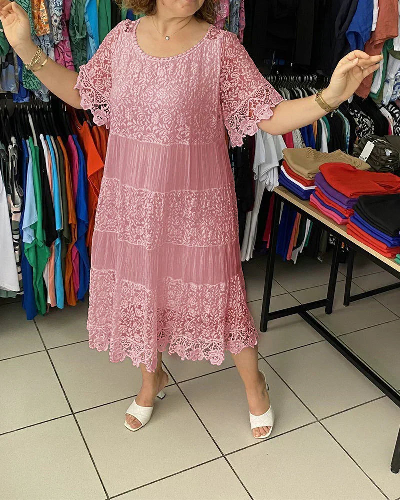 MW | Zeitloses Midikleid aus Spitze