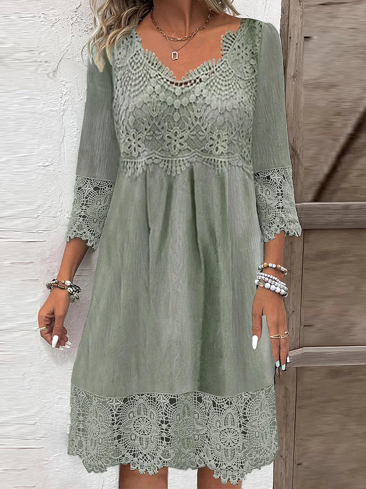MW | Zeitloses Midikleid aus Spitze