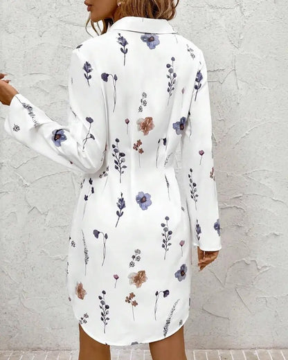 MW | Bedrucktes Modekleid mit Passform