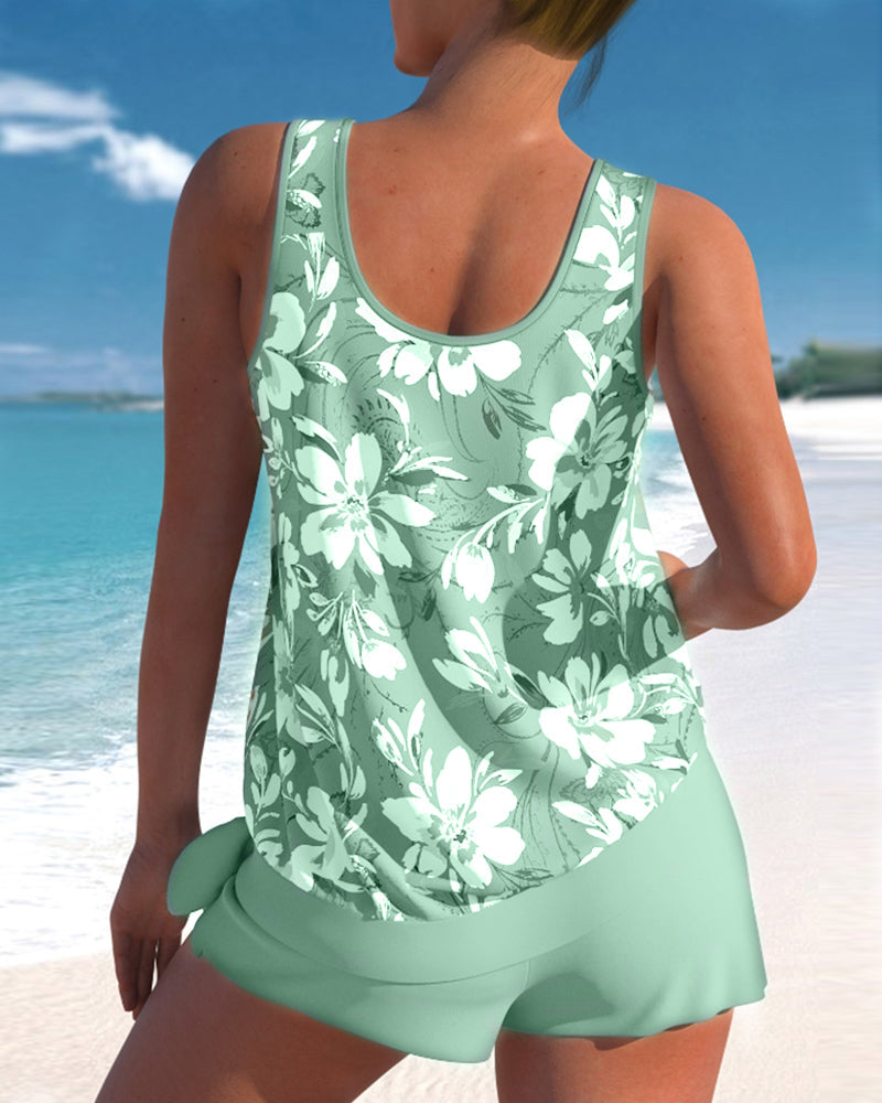 EM | Tankini mit Blumendruck