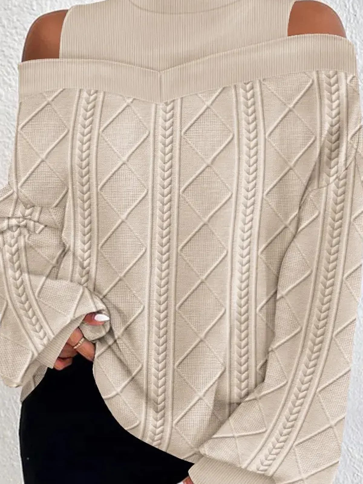 EM | Schickes und elegantes, lockeres Sweatshirt