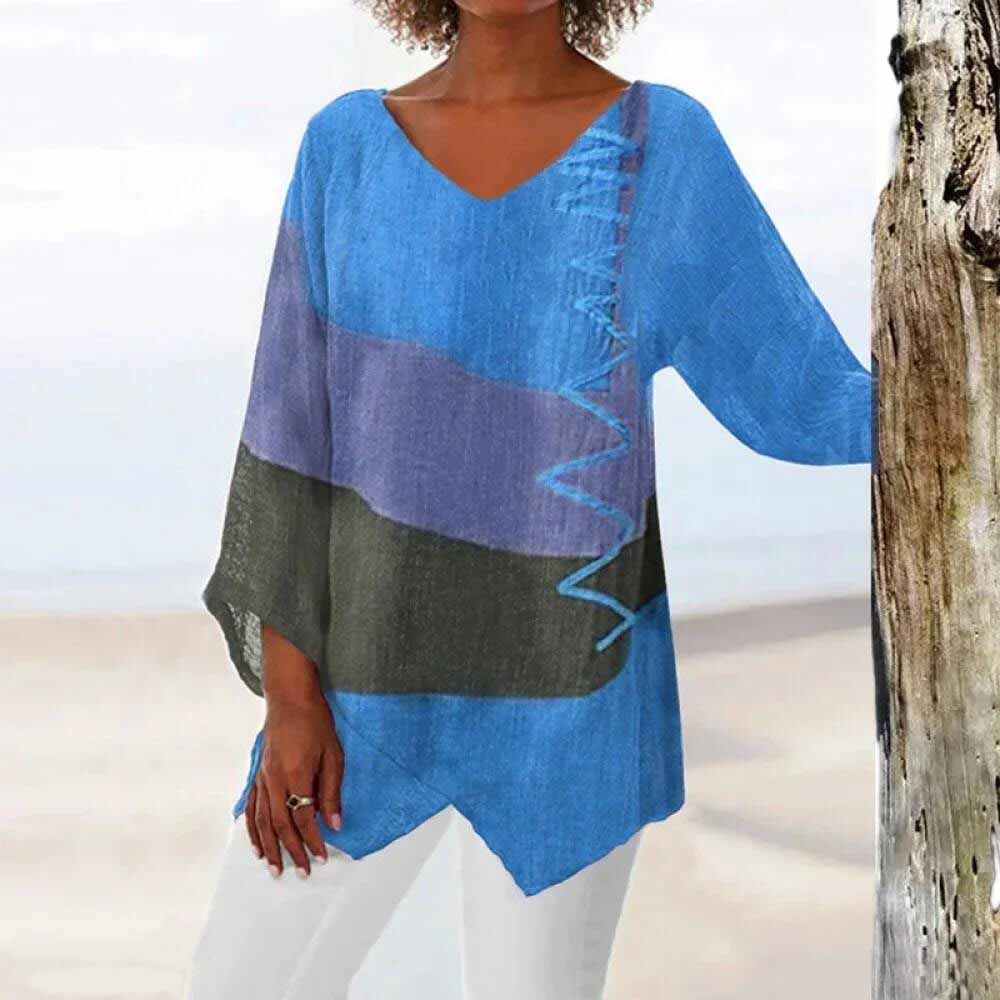EM | Elegantes dreifarbiges Sommerhemd