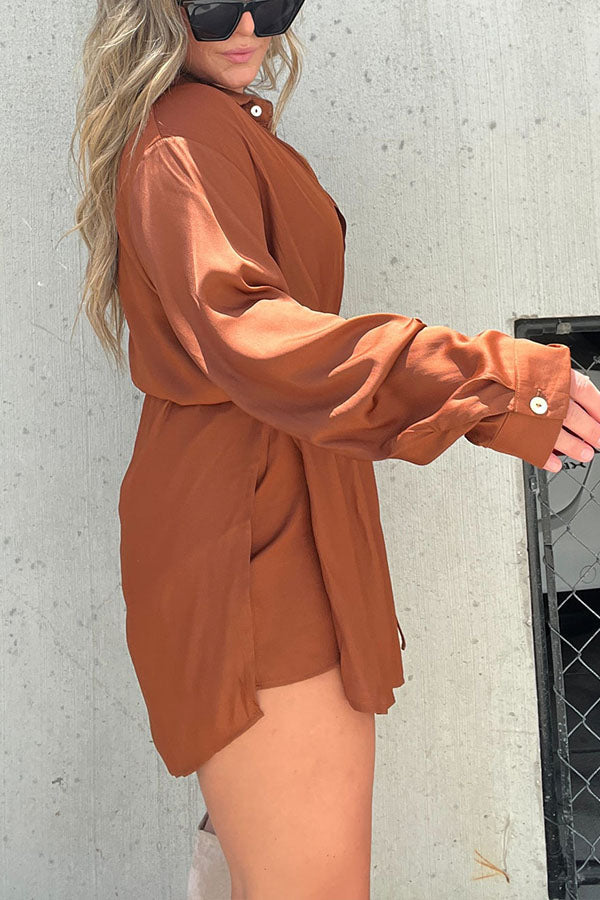 MW | Kami Seidiges Shirt + Shorts Set