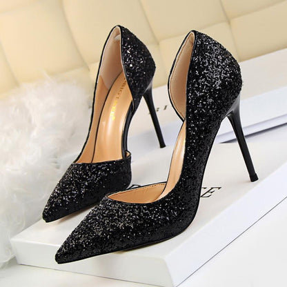 EM | Elegante glitzernde Stiletto-Absätze