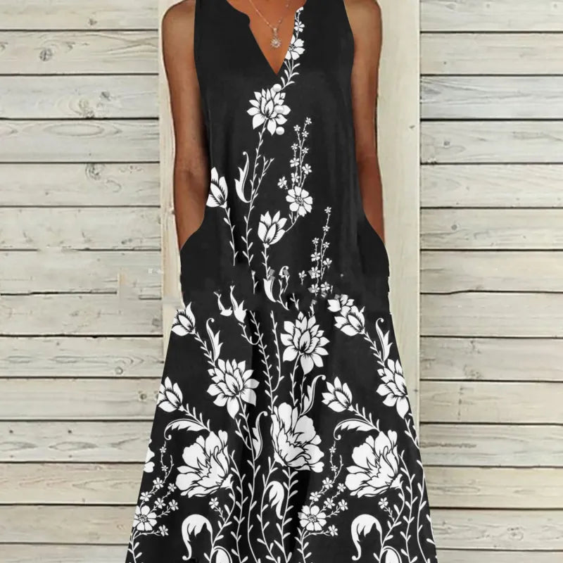 EM | Ärmelloses Maxikleid