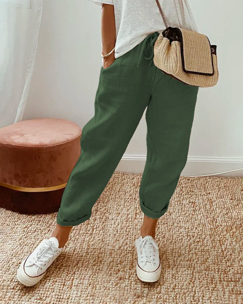 EM | Aufgerollte String Pants