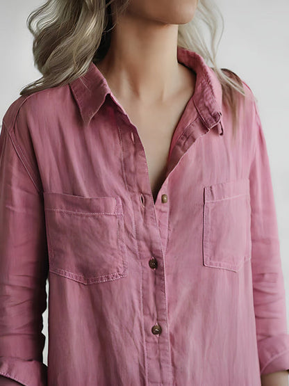 EM | Langärmeliger Jumpsuit mit Knopfleiste