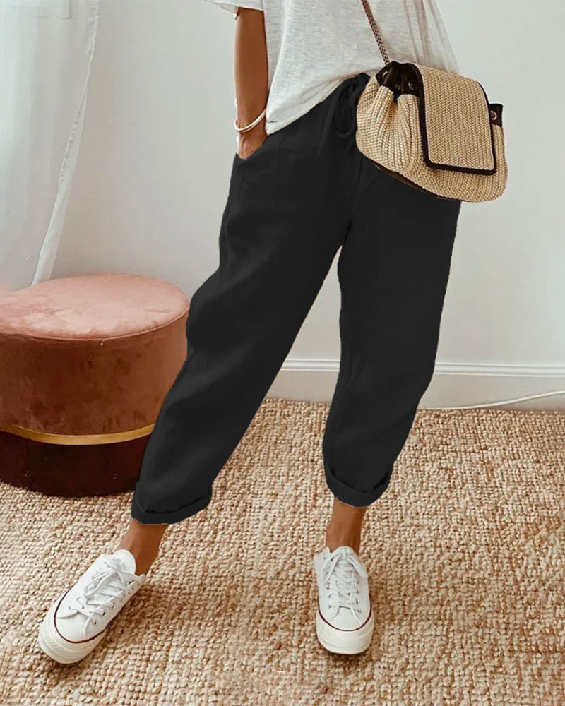 EM | Aufgerollte String Pants