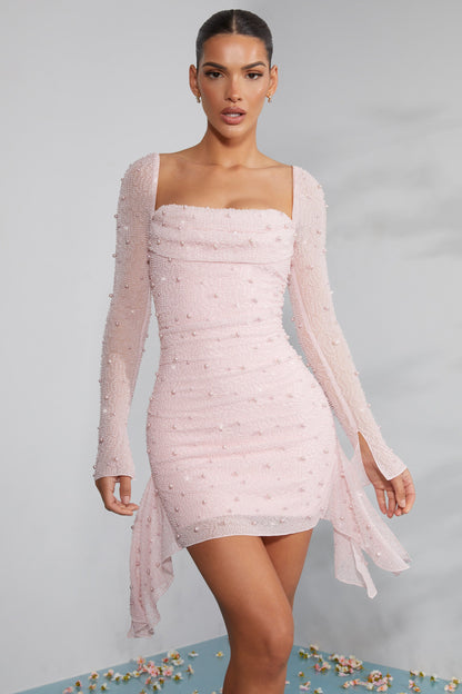MW | Elegantes attraktives Kleid mit langen Ärmeln