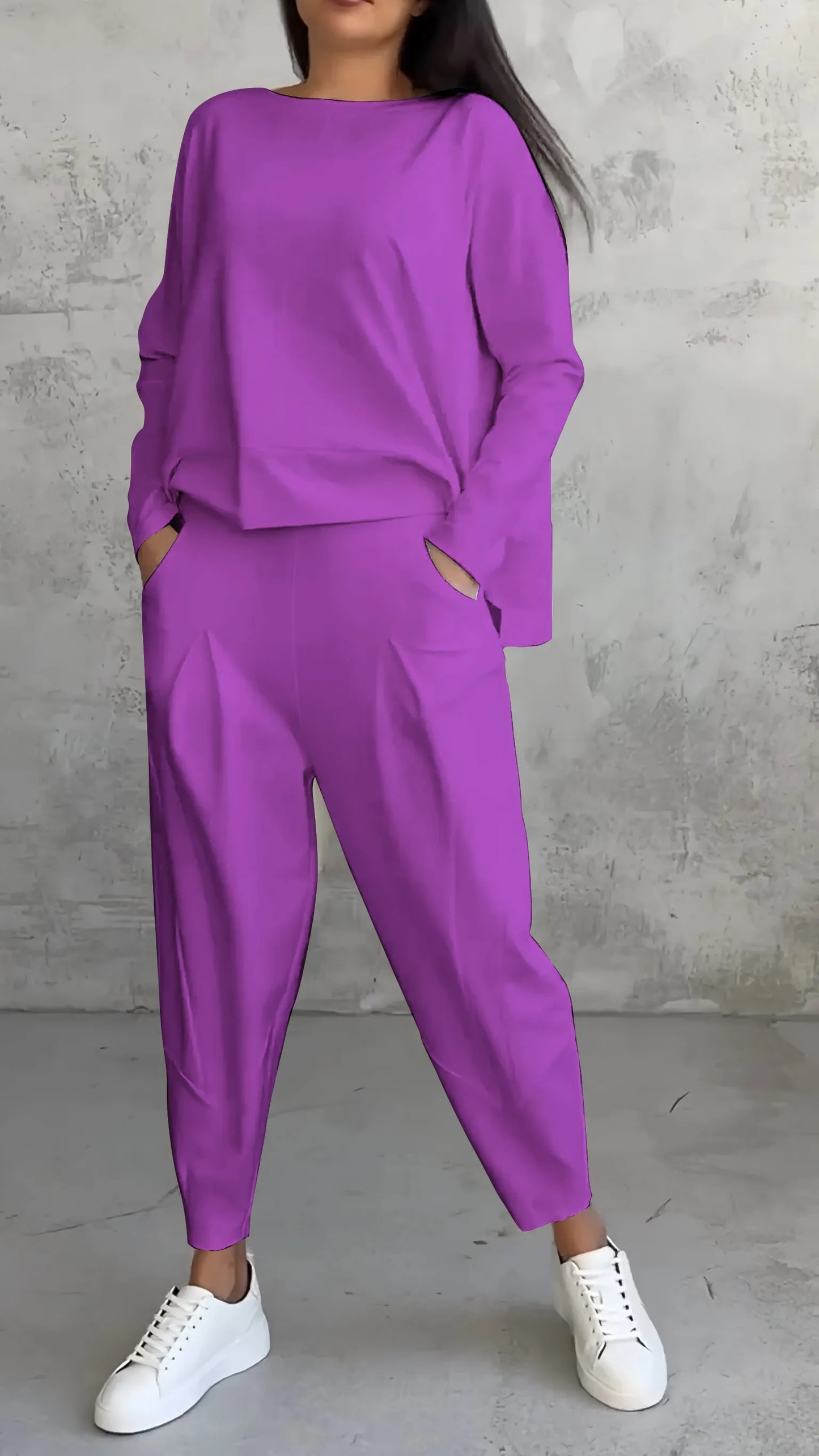 EM | Zweiteiliges Set im lässigen Relaxed-Fit-Stil