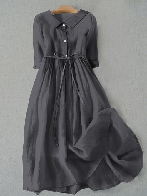 EM | Literarisch schlichtes Baumwollkleid