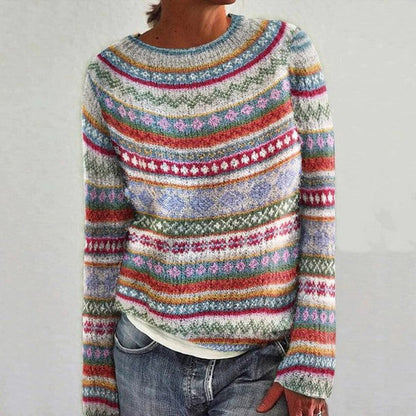 EM | Gemütlicher nordischer Fair-Isle-Pullover