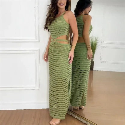 MW | elegantes Maxikleid mit Cut-Outs