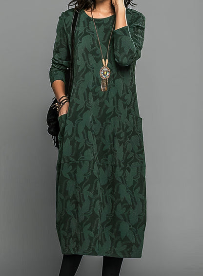 MW | Elegantes geblümtes Midikleid