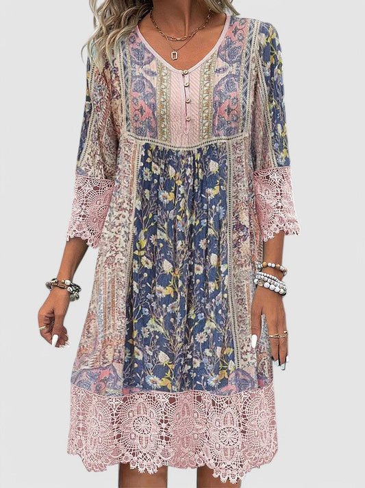 MW | Zeitloses Midikleid aus Spitze