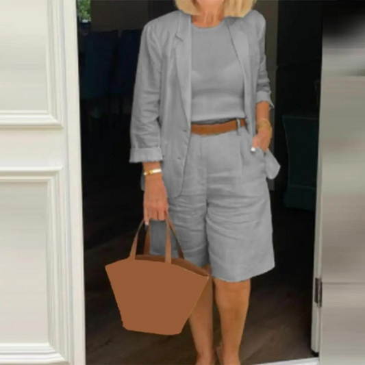 EM | Luxuriöses Ensemble aus Blazer und Shorts für Frauen