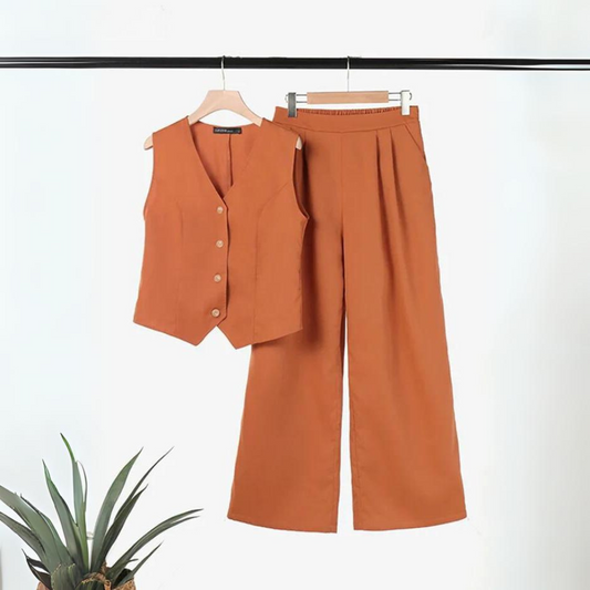 EM | Elegantes Set für Frauen - Top und Hose