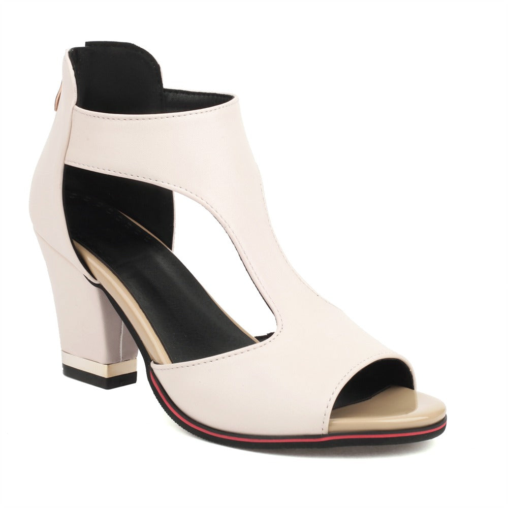 EM | Orthopädische Ledersandalen Mit Absatz
