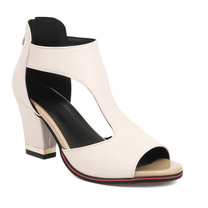 EM | Orthopädische Ledersandalen Mit Absatz