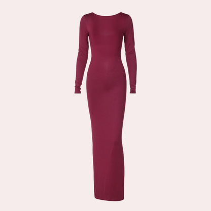 MW | Elegantes Maxi Sommerkleid mit offenem Rücken
