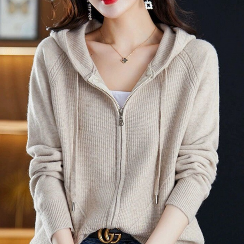 MW | Zeitlose und stilvolle Winter-Strickjacke