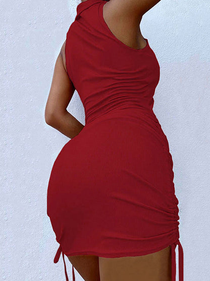 MW | Polo V-Ausschnitt Bodycon Minikleid