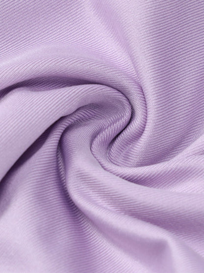 MW | Patchwork Rüschenbesatz Bandeau-Minikleid