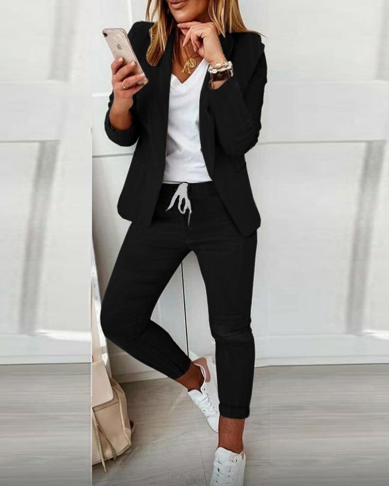 EM | Zweiteiliger blazer anzug set