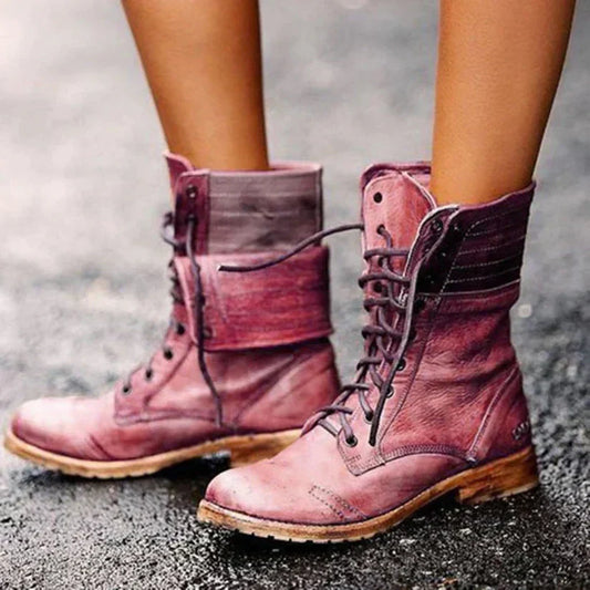 EM | Vintage Schnürstiefel Combat Boots