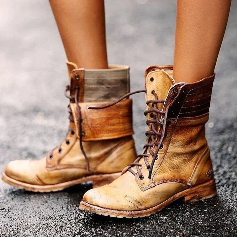 EM | Vintage Schnürstiefel Combat Boots