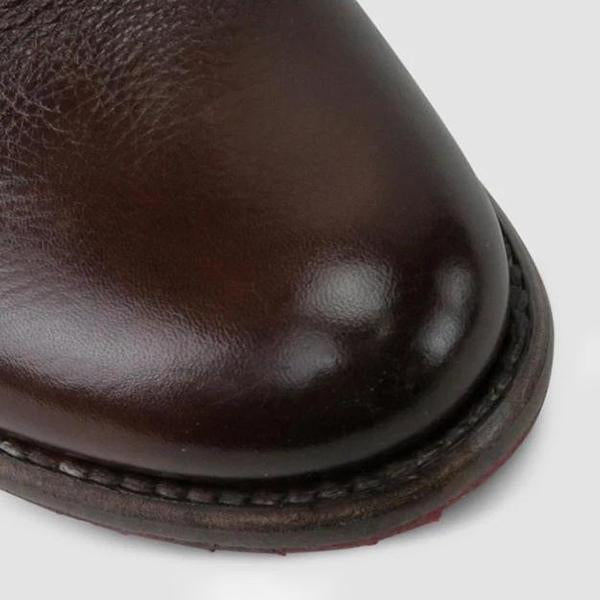 EM | Damenstiefeletten aus Leder im Vintage-Stil