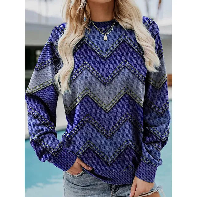 MW | Druck Pullover Sweatshirt