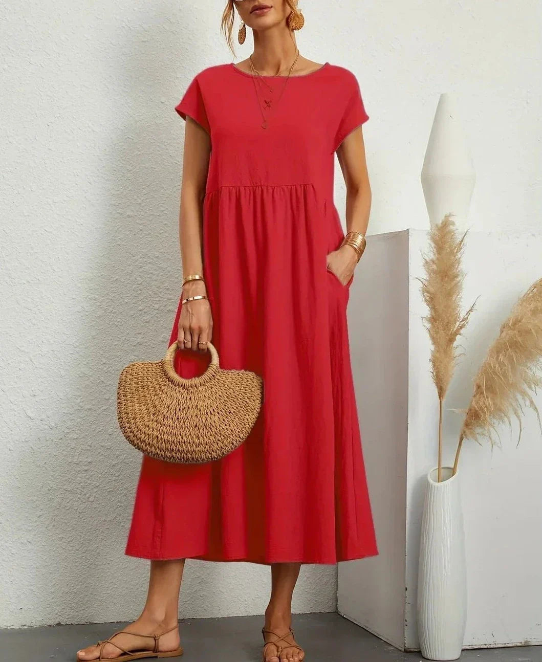 Cathrine - Elegantes Freizeitkleid