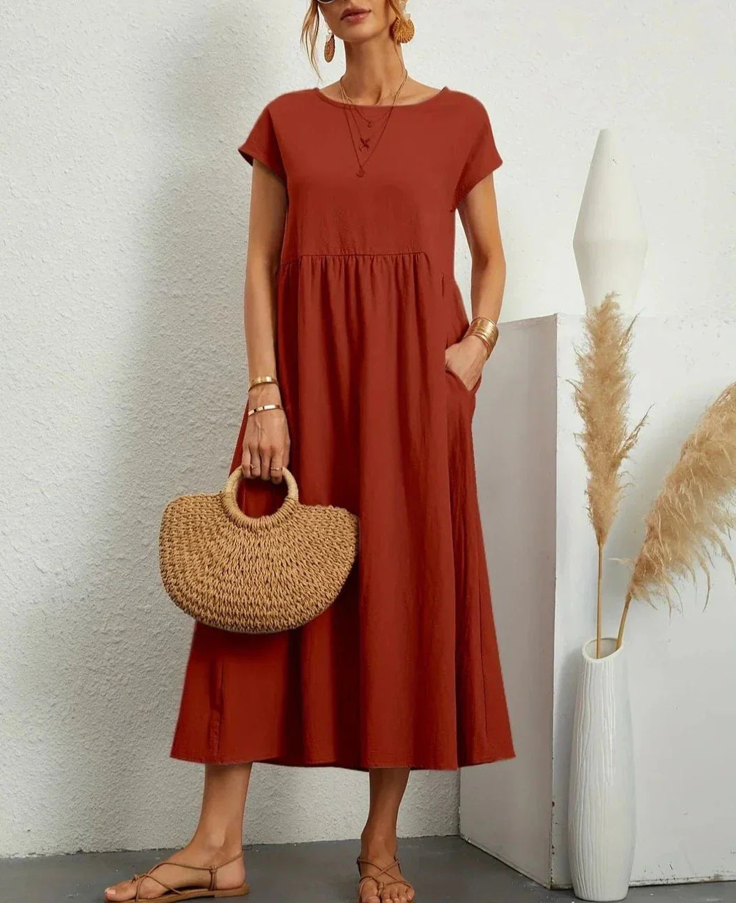 Cathrine - Elegantes Freizeitkleid