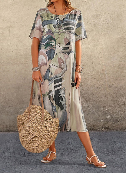 MW | Freizeitkleid mit Druck