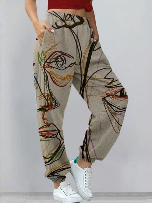 EM | Schicke & stylische Streetwear bedruckte Hose