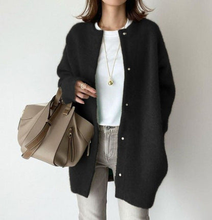 EM | Minimalistische Strickjacke aus Wollmischung