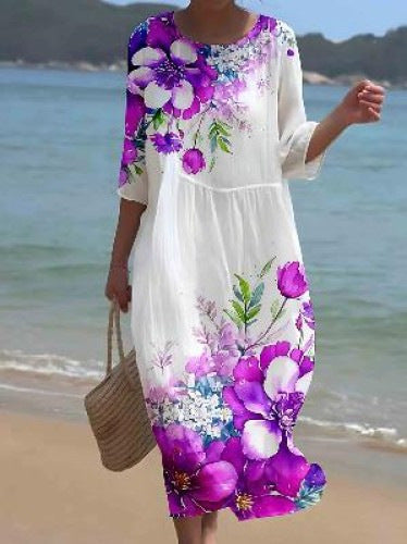 EM | Maxikleid mit Blumenmuster