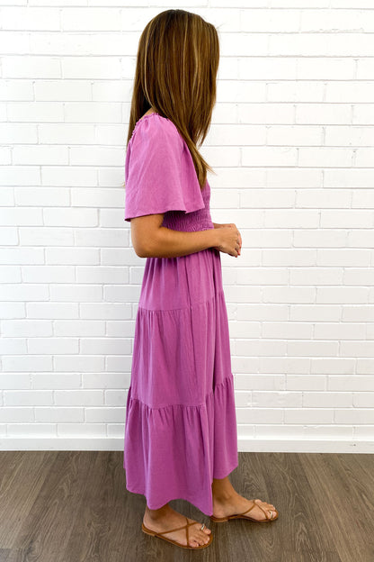 MW | Feminine Off-Shoulder Midikleid