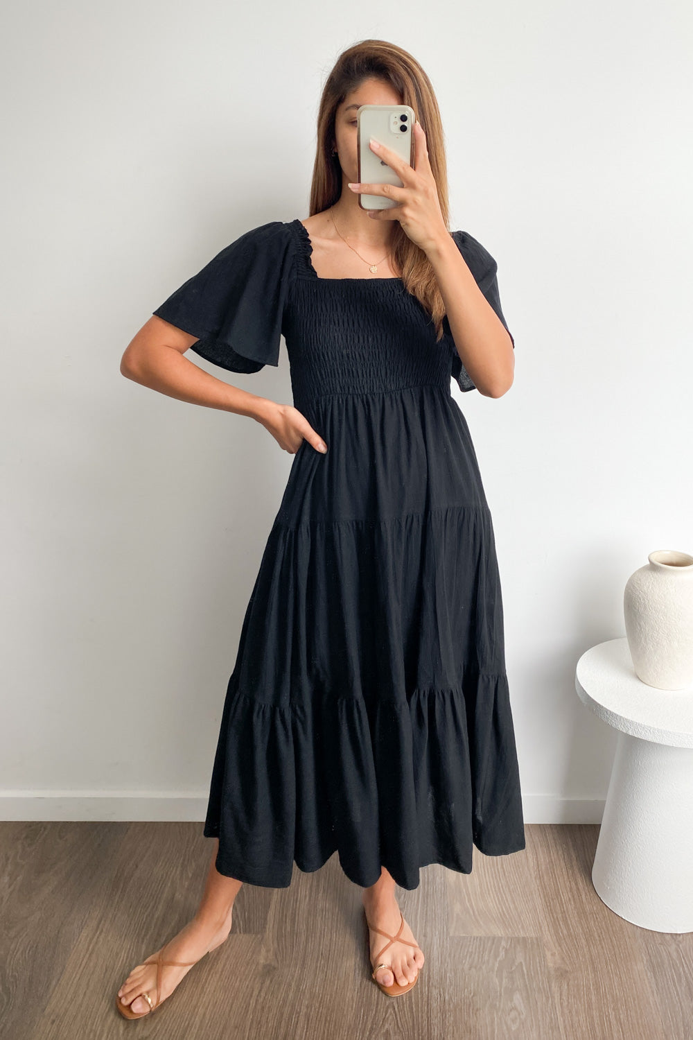 MW | Feminine Off-Shoulder Midikleid