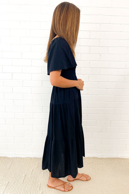 MW | Feminine Off-Shoulder Midikleid