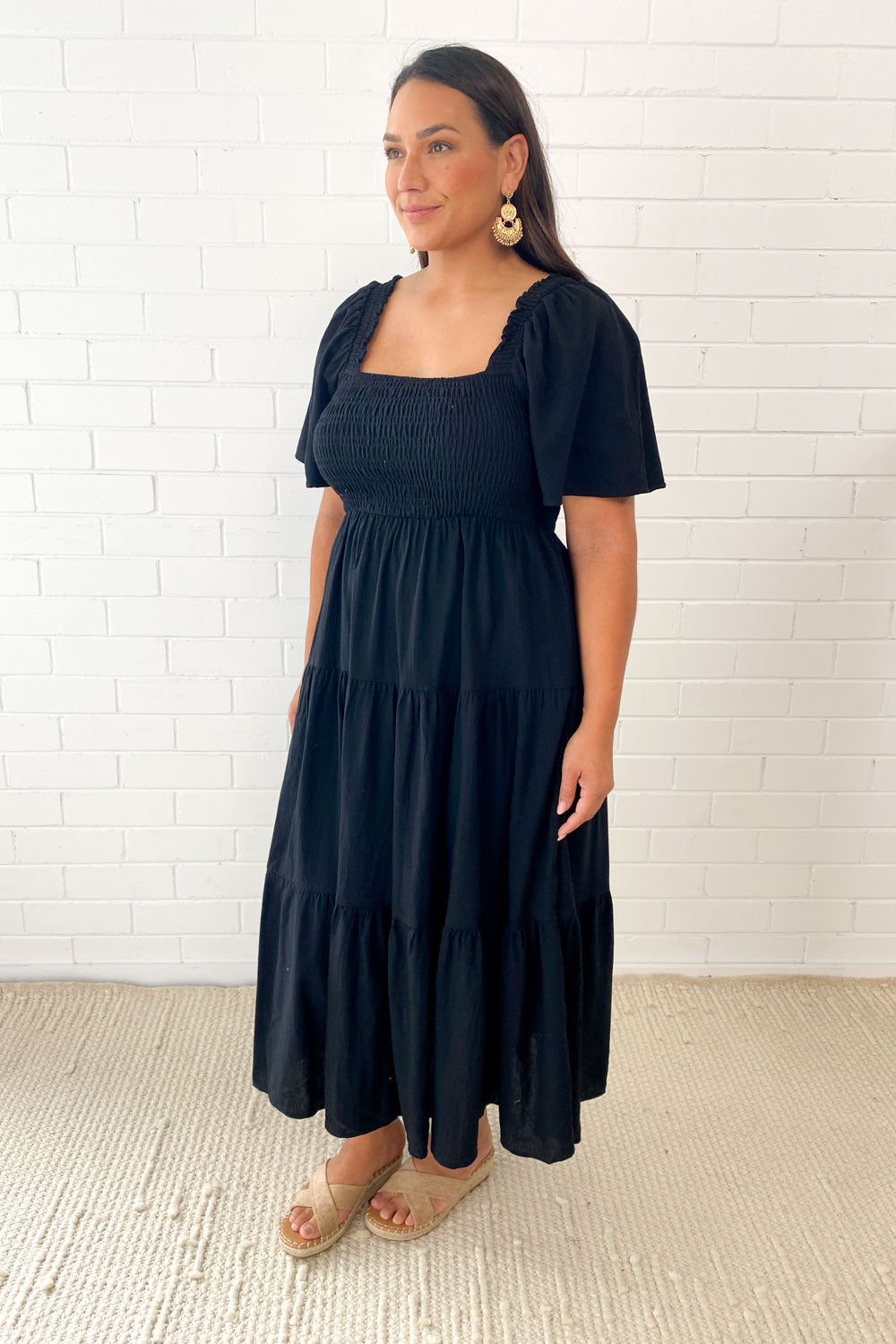 MW | Feminine Off-Shoulder Midikleid