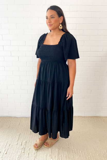 MW | Feminine Off-Shoulder Midikleid