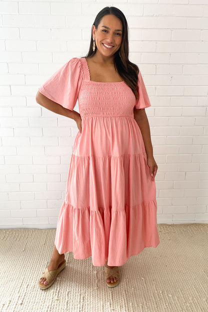 MW | Feminine Off-Shoulder Midikleid