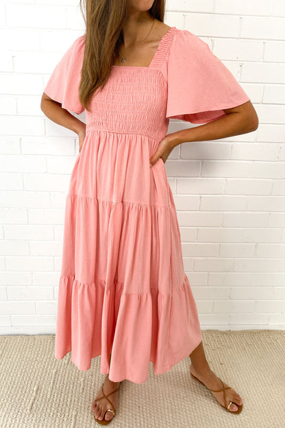 MW | Feminine Off-Shoulder Midikleid