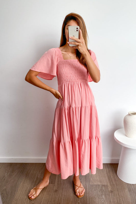 MW | Feminine Off-Shoulder Midikleid
